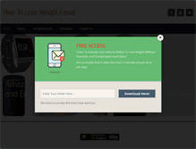 Tablet Screenshot of howtolooseweighttoday.com